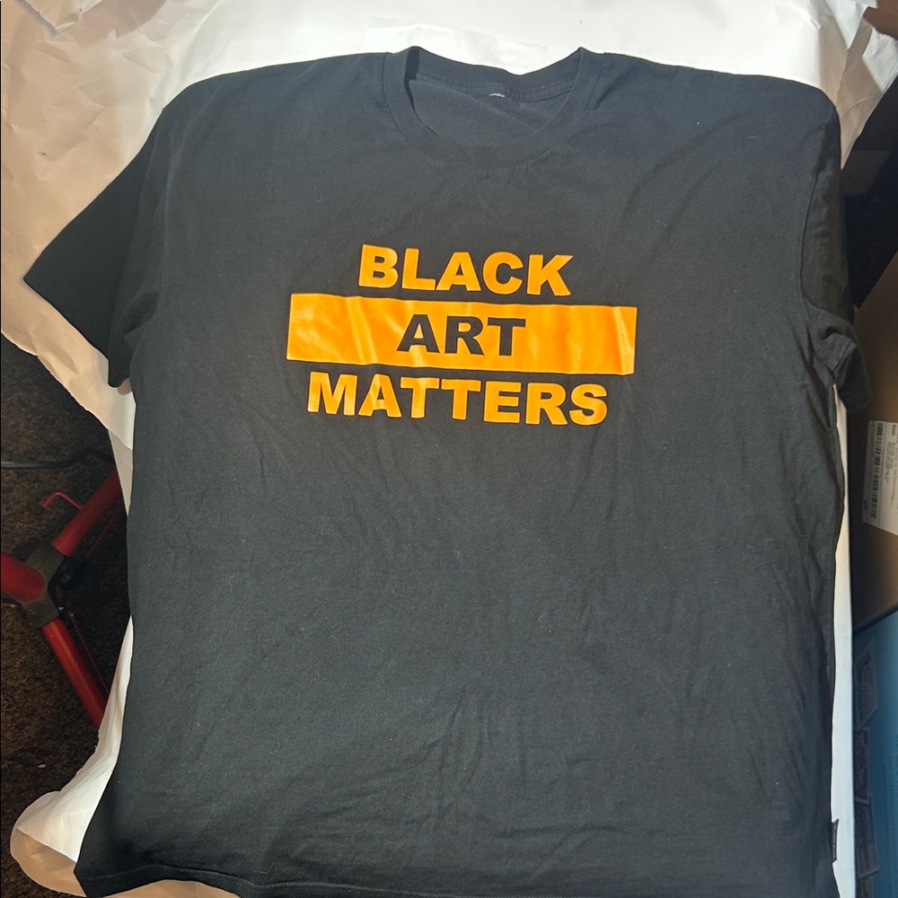 Willie Cole Black Art Matters T-Shirt (No Tag)